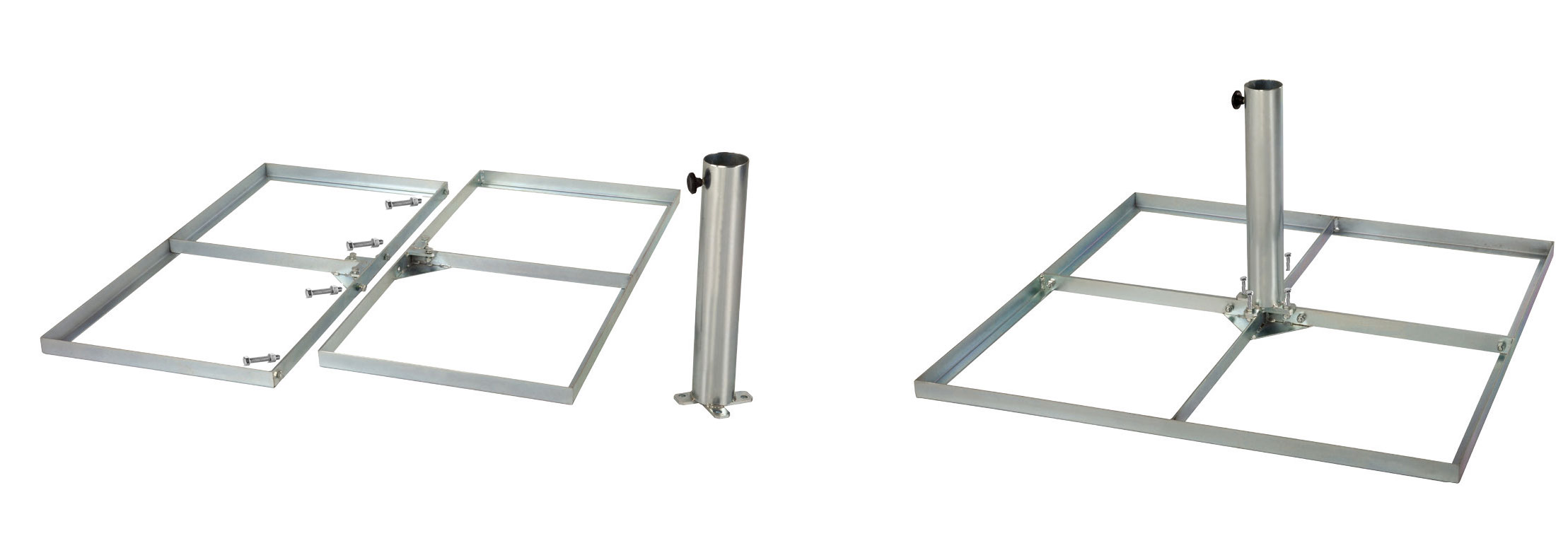 Platten-Schirmständer für Alu Profi Schirm bis 3,5 x 3,5 m