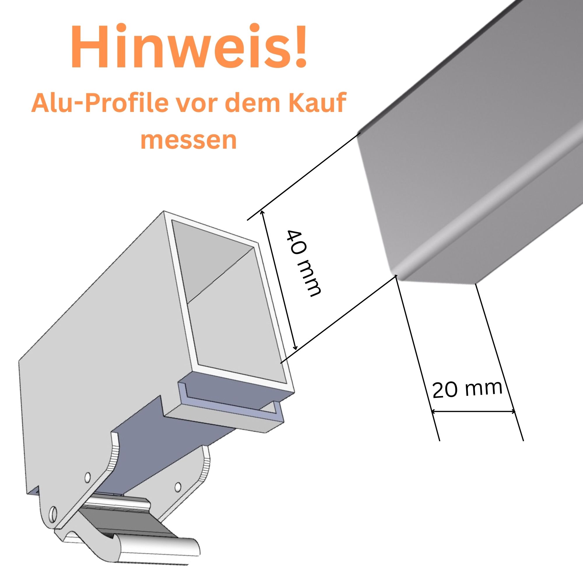 Spanner 40x20 mm in weiß
