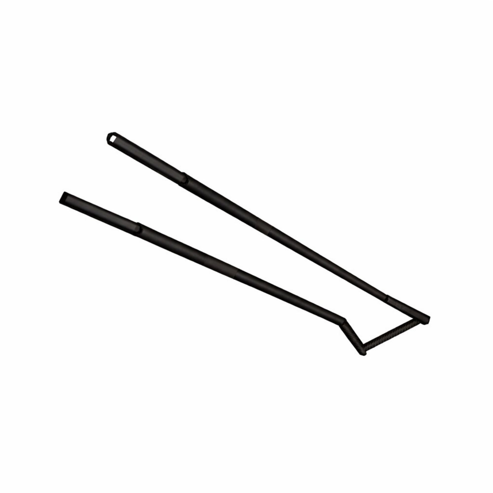 Metallgriff vom Öffnungssystem in schwarz